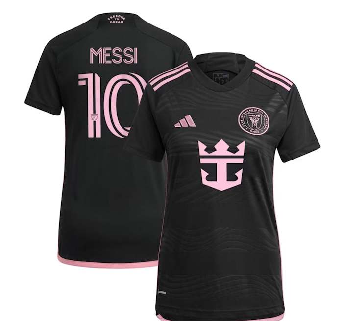 Women's Inter Miami CF Lionel Messi adidas Black 2024 La Noche Replica Player Jersey - $134.99